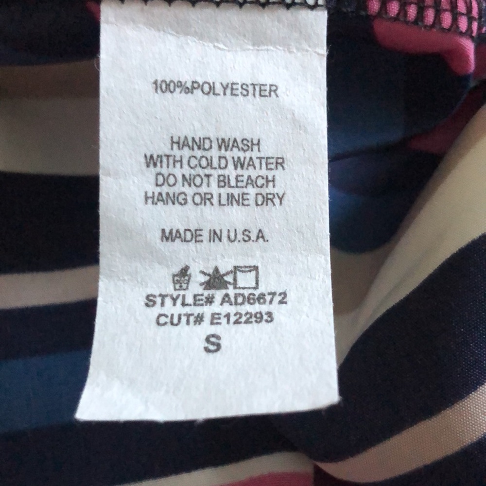 Fashion Express Women’s Dress Small Purple/Blue/Creams - Picture 7 of 7